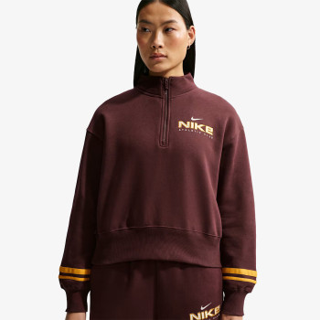 NIKE Majica dugih rukava W NSW CLS+ FLC QZ TOP 